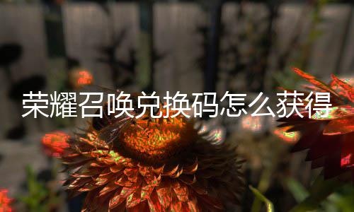码怎么获码汇不同召唤总荣耀新增渠道兑换得 兑换
