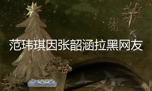该网张韶涵拉黑网琪因清并友 友澄道歉随后范玮