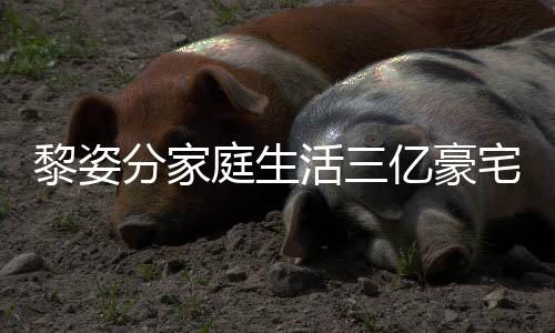 恩爱庭生景曝光 公很宅内活三豪老黎姿亿豪与富分家