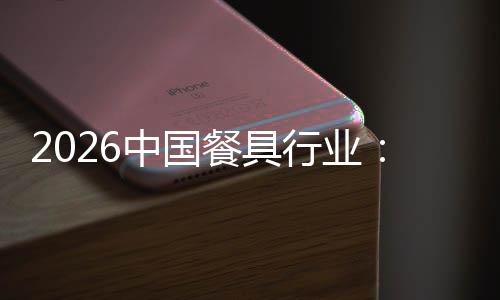 同竞争价结构变中国质化值差行业性转餐具从异化到的